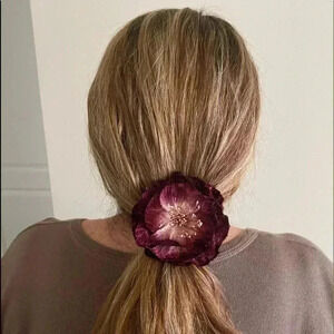 Karin’s Garden Flower Hair Tie cute for Valentine’s Day!
